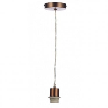 COPPER - Pendant Suspension With Clear Flex