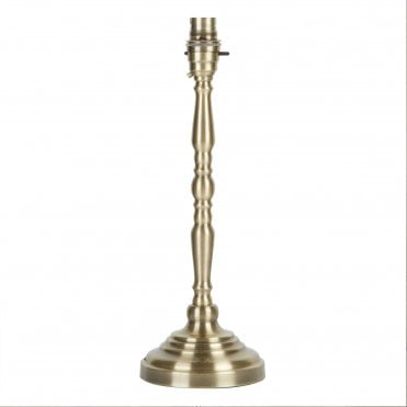 Antique Brass Table Lamp Base Only
