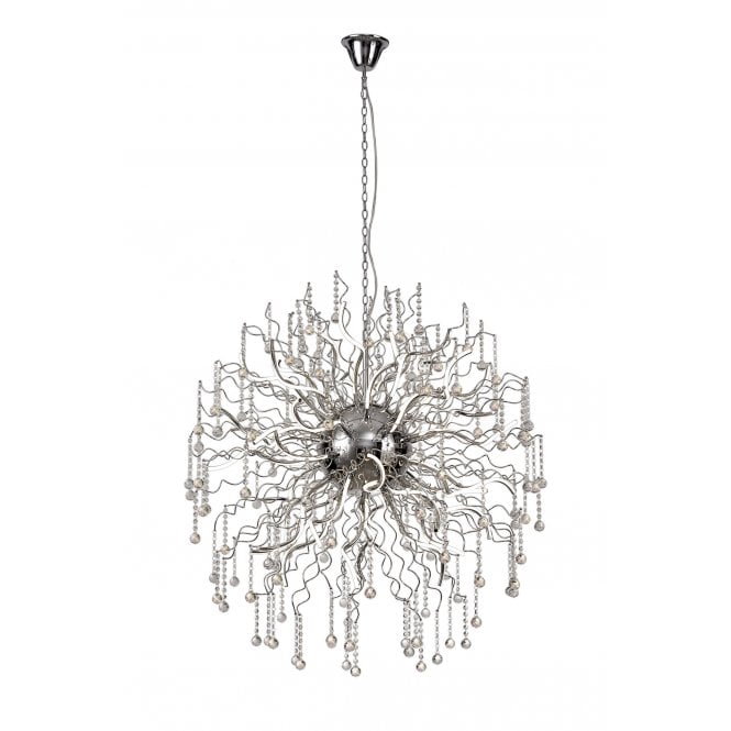 CORKSCREW 135W LED Ceiling Pendant 3000K 10500lm Polished Chrome