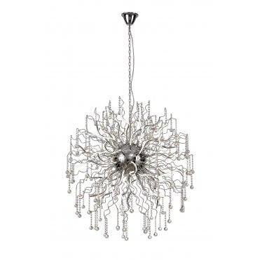 CORKSCREW 135W LED Ceiling Pendant 3000K 10500lm Polished Chrome