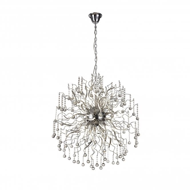 CORKSCREW 77W LED Ceiling Pendant Light 3000K Polished Chrome
