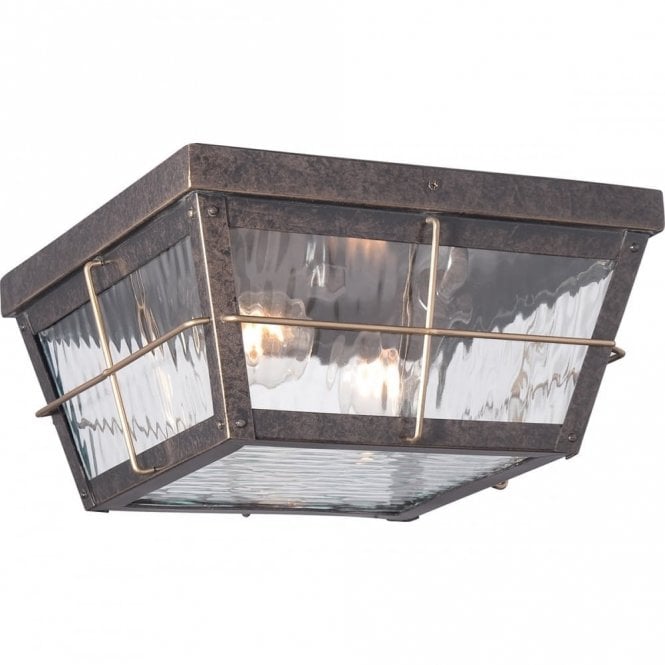 CORTLAND 2 Lt Outdoor Flush Bronze