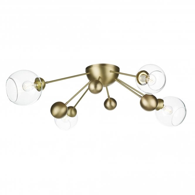 COSMOS 4 Light Sputnik Semi-Flush Ceiling Light or Wall Light