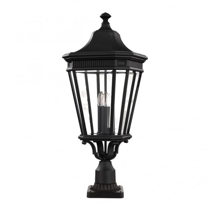 COTSWOLD LANE - Exterior Large Pedestal in Black