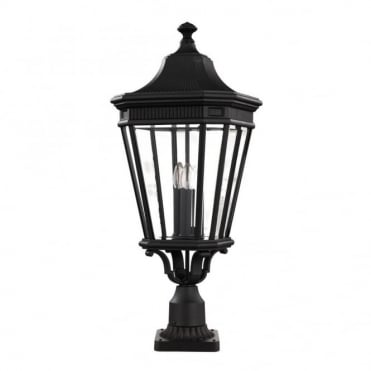 Exterior Large Pedestal In Black