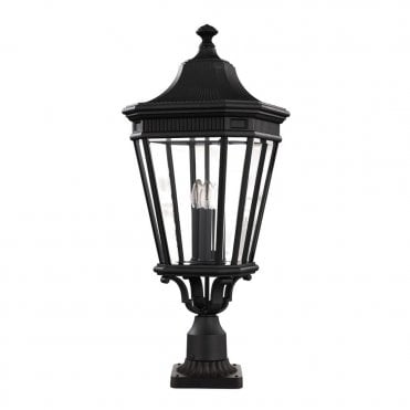 COTSWOLD LANE - Exterior Large Pedestal in Black