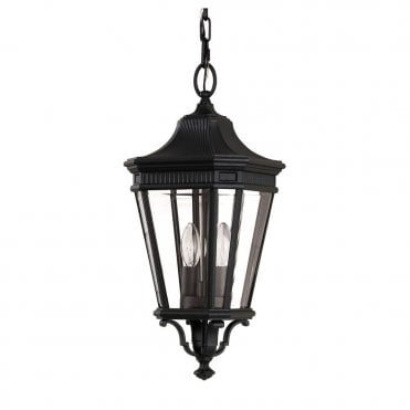 COTSWOLD LANE - Exterior Medium Chain Lantern in Black