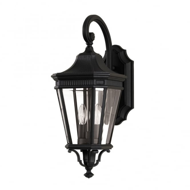 COTSWOLD LANE - Exterior Medium Wall Lantern in Black