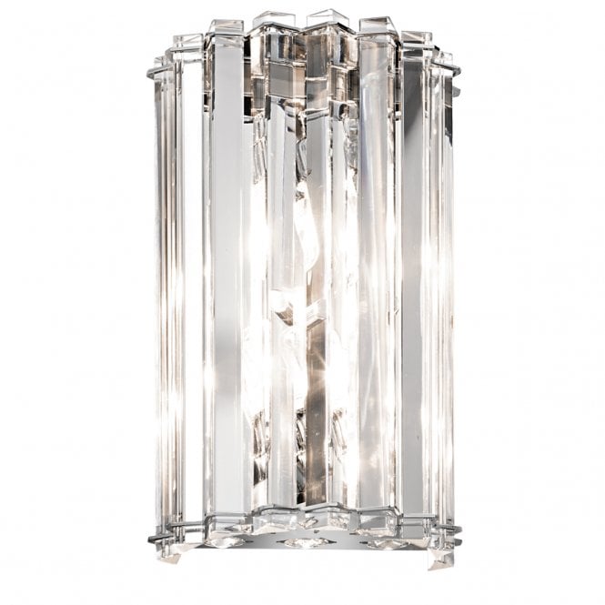 Crystal Skye 2 Light Wall Light IP44