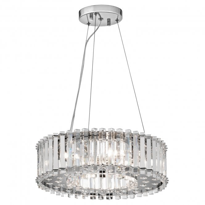 Crystal Skye 6 Light Ceiling Pendant IP44