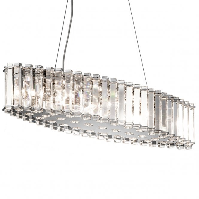 Crystal Skye Ceiling Pendant Chandelier IP44