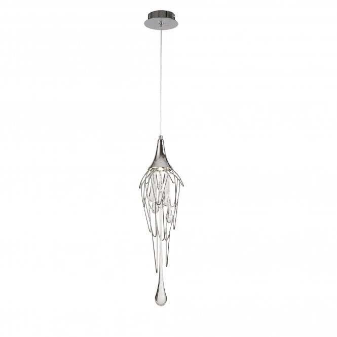 CRYZMELT Ceiling Pendant in Polished Chrome