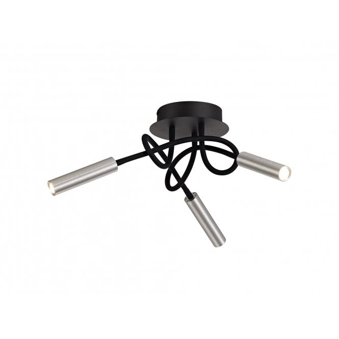 CUSTOM Adjustable Arms Dimmable Ceiling Light Black/Aluminium