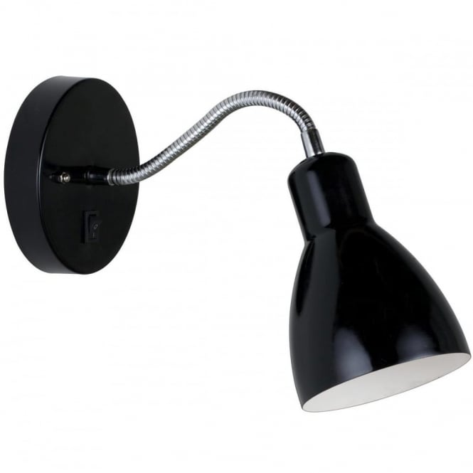 CYCLONE - Flex Adjustable Wall Black with Switch