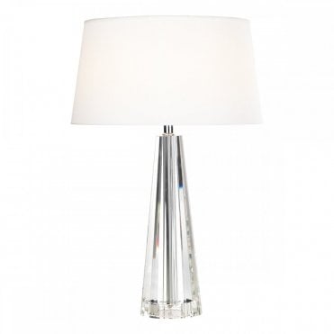 CYPRUS - Table Lamp Tapered Crystal Complete With Cyp1233 Shade