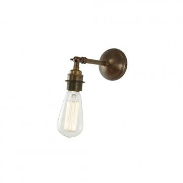 DABB - Minimalist Vintage Wall Light In Antique Brass