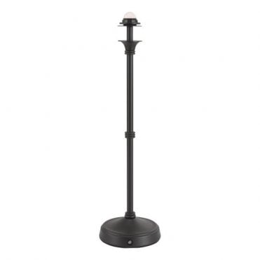 matt black LED rechargeable table lamp