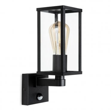 black boxed wall light