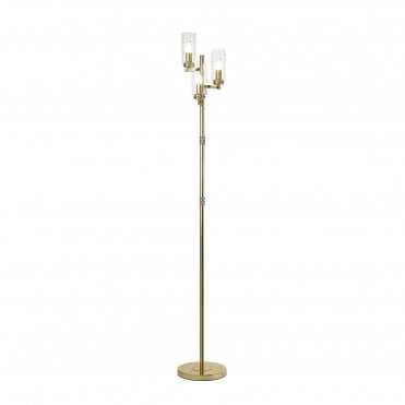 DARETTE 3 x E14 Floor Lamp Polished Gold