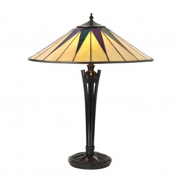 Tiffany Art Deco Large Table Lamp