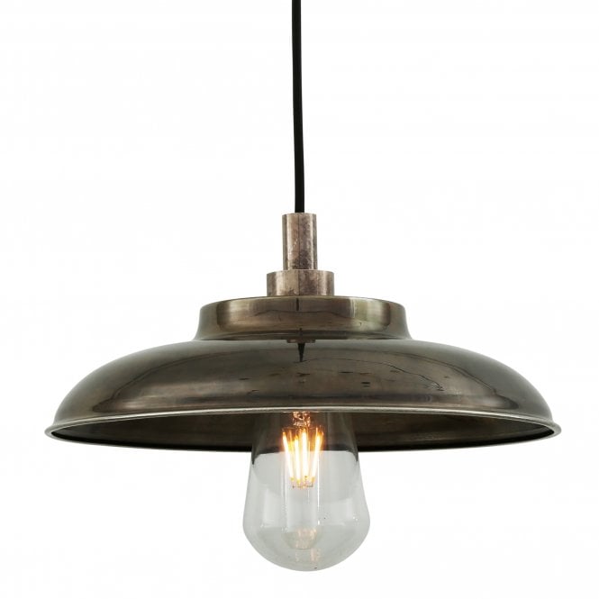 DARYA Industrial Bathroom Ceiling Pendant Antique Silver