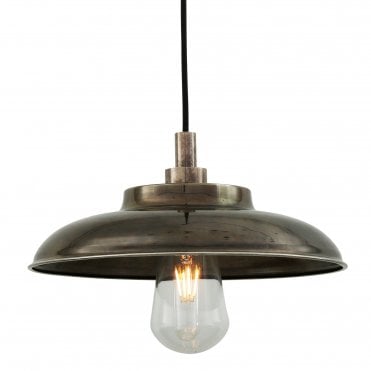DARYA Industrial Bathroom Ceiling Pendant Antique Silver