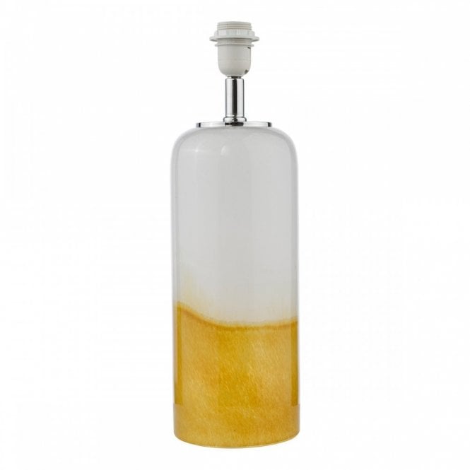Deandra Table Lamp - Yellow and White Art Glass (Base Only)