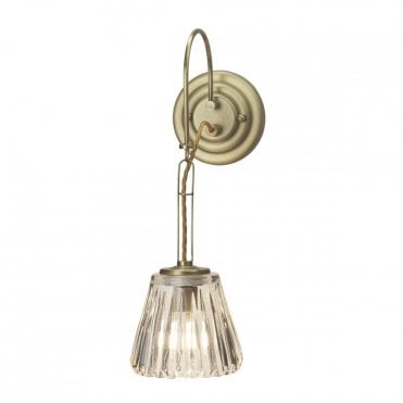 1 Light Bath Wall Light Brass