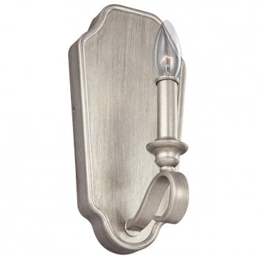 DEWITT 1 Light Wall Light Sunrise Silver