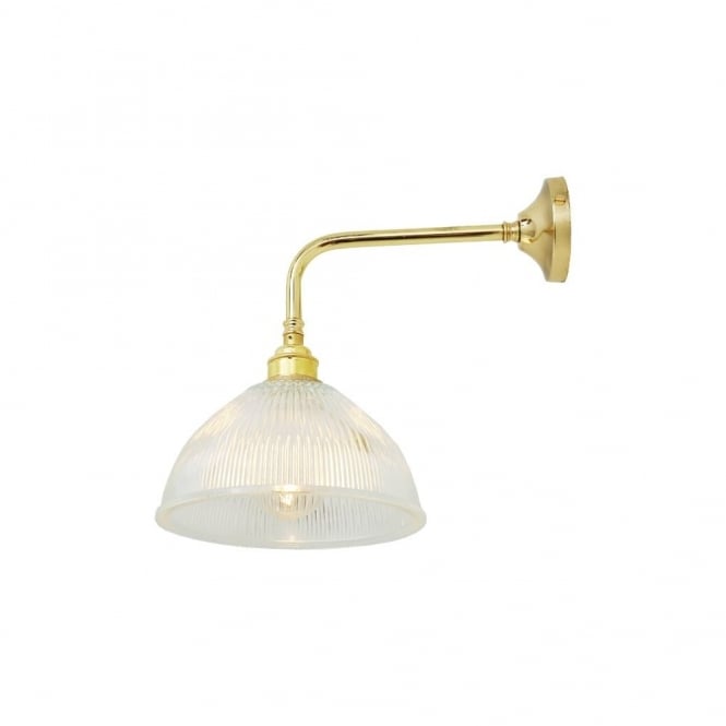 DHAKA - Industrial Wall Light In Polished Brass