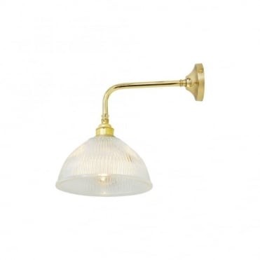 DHAKA - Industrial Wall Light In Polished Brass