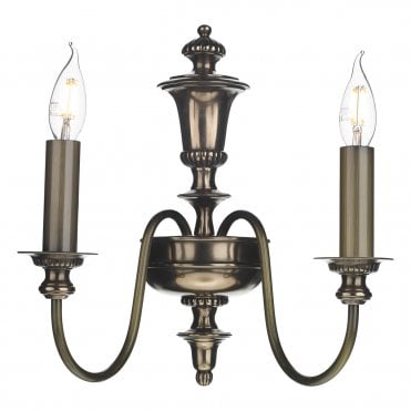 DICKENS Double Wall Bracket Bronze