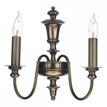 DICKENS Double Wall Bracket Bronze