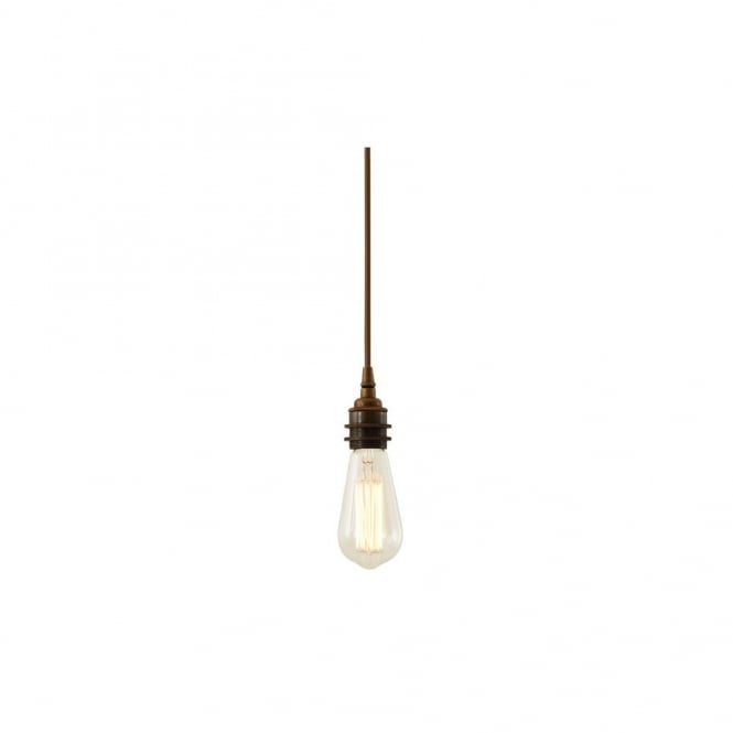 DILI - Round Braided Suspension Ceiling Pendant Light In Antique Brass
