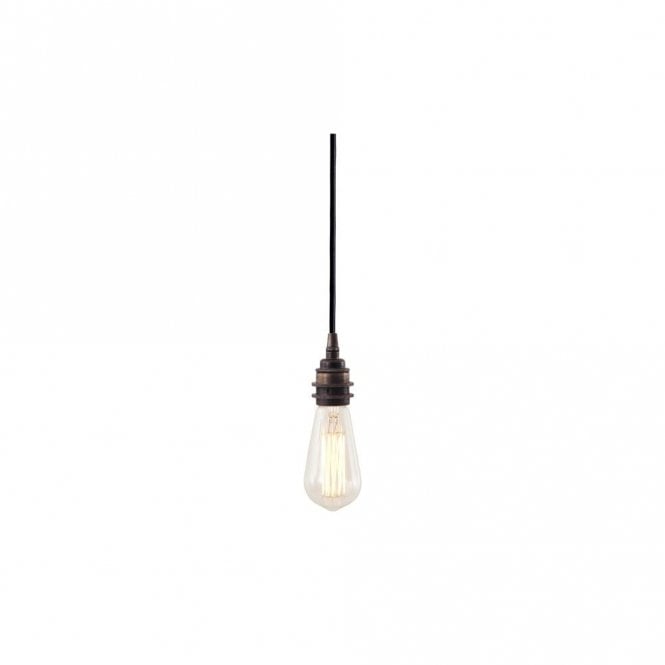 DILI - Round Braided Suspension Ceiling Pendant Light In Antique Silver