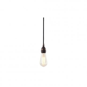 DILI - Round Braided Suspension Ceiling Pendant Light In Antique Silver