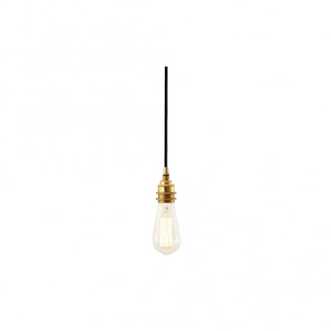 DILI - Round Braided Suspension Ceiling Pendant Light In Polished Brass