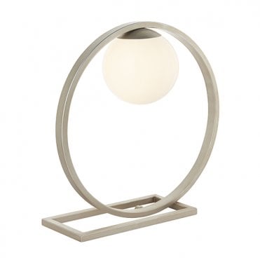 DISTINCTION Geometric Silver Table Light