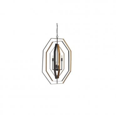 DIVERGENT Extra Large Geometric Frame Chandelier