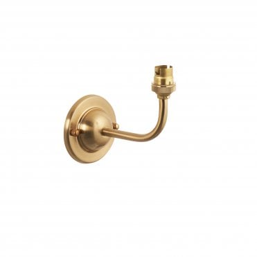 Dome Arc Wall Light - Brushed Aged Brass (Bracket Only)