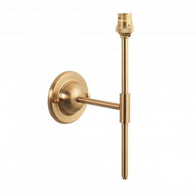 Dome T Bar Wall Light - Brushed Aged Brass (Bracket Only)