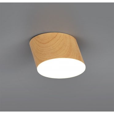 DOT 3000K Spotlight Plate 700lm Pine Wood