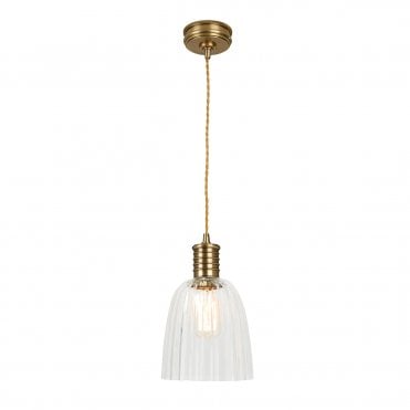 DOUILLE - Aged Brass Ceiling Pendant