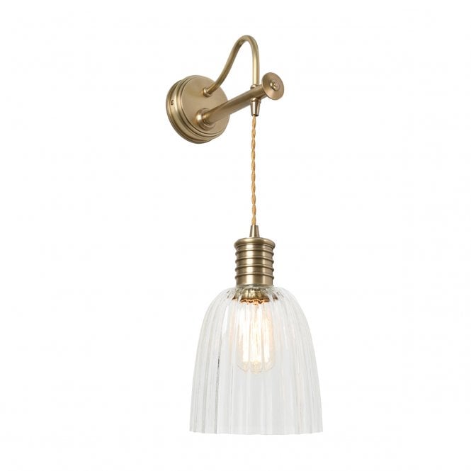 DOUILLE - Aged Brass Wall Light
