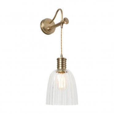 DOUILLE - Aged Brass Wall Light