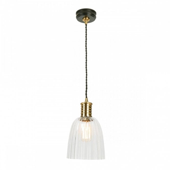 DOUILLE - Black/Polished Brass Ceiling Pendant