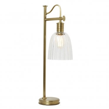 DOUILLE Vintage Table Lamp Aged Brass