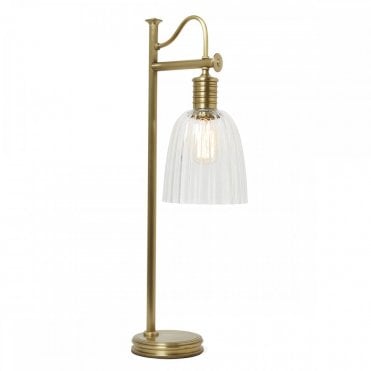 DOUILLE Vintage Table Lamp Aged Brass