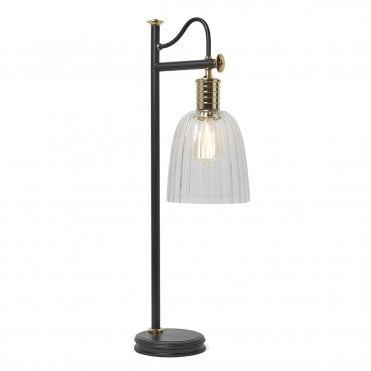 DOUILLE Vintage Table Lamp Black/Polished Brass