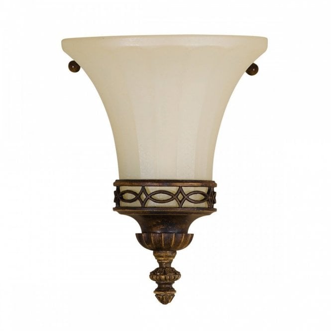 DRAWING Room Edwardian Wall Light Uplighter Walnut Opal Glass